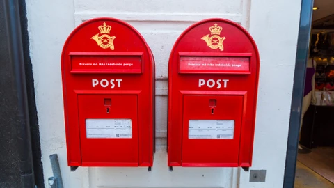 Billede af postbokse